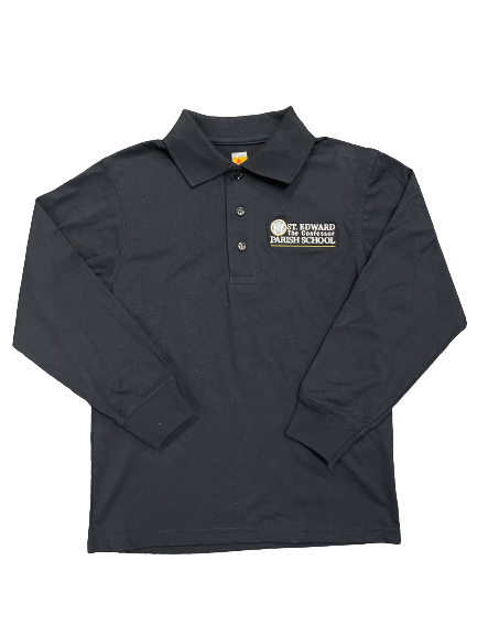 Unisex K-8 Everyday Long Sleeve Polo Shirt